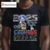 Los Angeles Dodgers World Series Champions Thank You For The Memories Signatures T Shirt