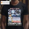 Los Angeles Dodgers Back To Back World Series Champions T Shirt