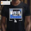 Los Angeles Dodgers Victory Celebration World Series Autographed T Shirt