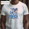 Los Angeles Dodgers World Series Back To Back Champions Team Graphic Vintage T Shirt