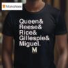 Maryland Basketball Queen Reese Rice Gillespie Miguel T Shirt