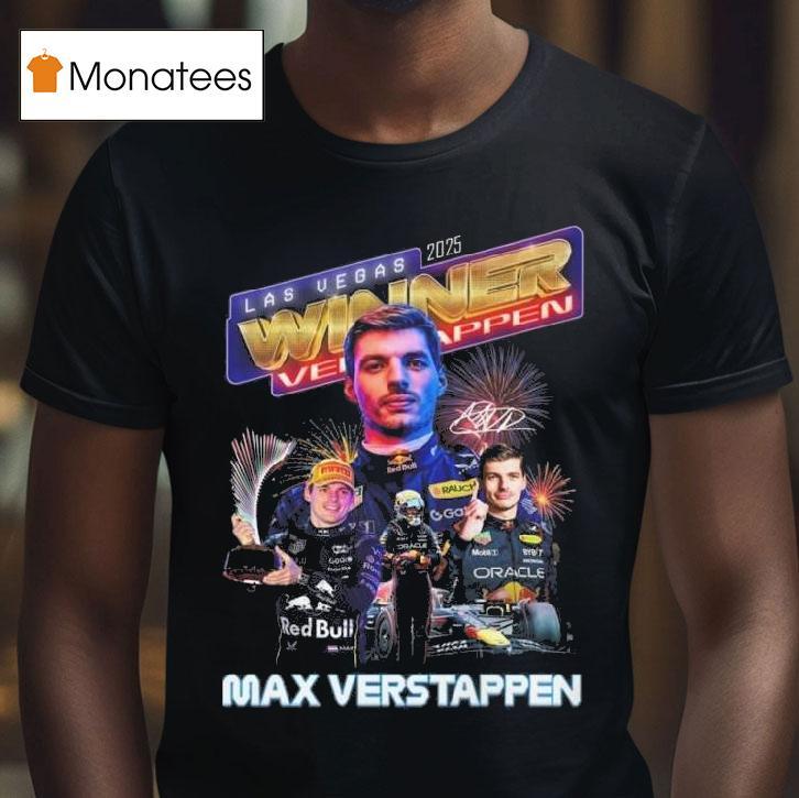 Max Verstappen Las Vegas Winner Verstappen T Shirt Max Verstappen Las Vegas Winner Verstappen T Shirt