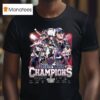 Montreal Alouettes Grey Cup Champions Signatures T Shirt
