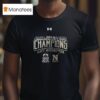 Navy Midshipmen Commanders In Chief S Trophy Champions T Shirt