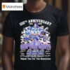 New York Giants Thank You For The Memories Th Anniversary T Shirt
