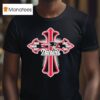 Nfl Red Crusader Cross New England Patriots T Shirt