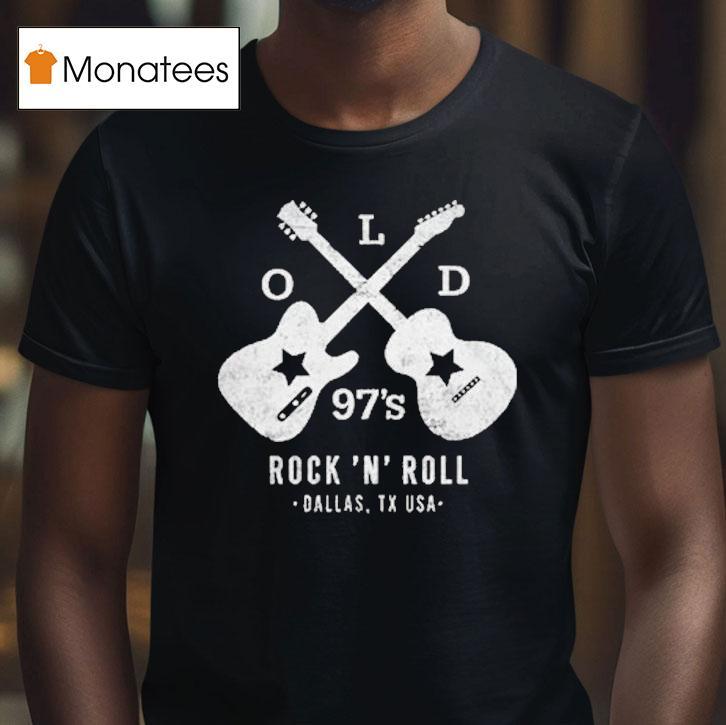 Old S Rock N Roll Dallas Tx Usa Guitar Logo T Shirt Old S Rock N Roll Dallas Tx Usa Guitar Logo T Shirt