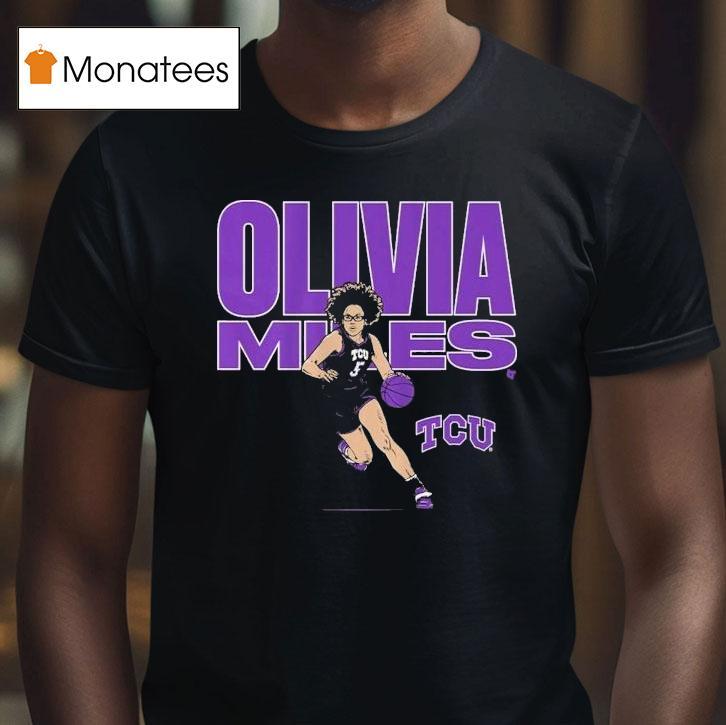 Olivia Miles Name Pose Tcu Frogs T Shirt Olivia Miles Name Pose Tcu Frogs T Shirt