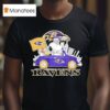 Peanuts X Baltimore Ravens Welcome To The Pound Driving Car T Shirt