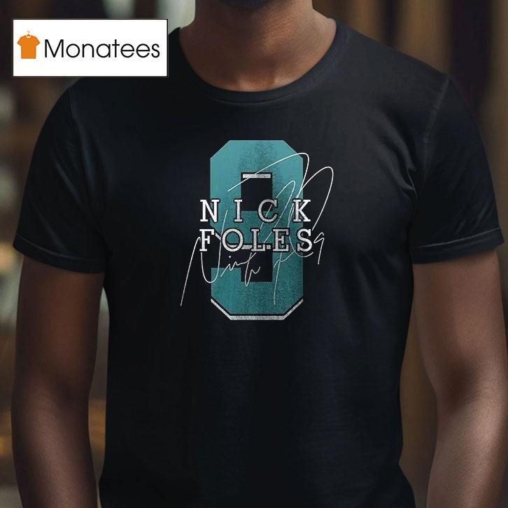 Philadelphia Eagles Nick Foles Graphic Signature T Shirt Philadelphia Eagles Nick Foles Graphic Signature T Shirt