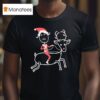 Rhenna Reindeer Santa Christmas T Shirt