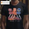 San Francisco City Sports Ers Saints Warriors Skyline Light T Shirt