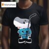 San Jose Sharks Pixar Sharkie Graphic T Shirt