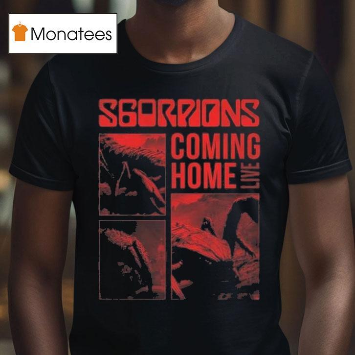 Scorpions Coming Home Live Collage T Shirt Scorpions Coming Home Live Collage T Shirt