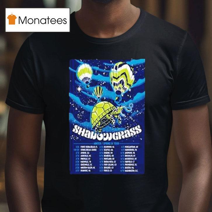 Shadowgrass Winter Spring Tour Dates T Shirt Shadowgrass Winter Spring Tour Dates T Shirt