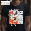 Shedeur Sanders Holding Football Cleveland Browns Highligh T Shirt