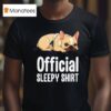 Sleepy French Bulldog Funny Dog Lovers T Shirt