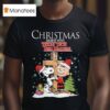 Snoopy And Charlie Brown Christmas Begins With Texas Tech Red Raiders Football T Shirt
