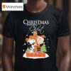 Snoopy And Charlie Brown The Peanuts X Chicago Bears Merry Christmas Begins With Chris T Shirt