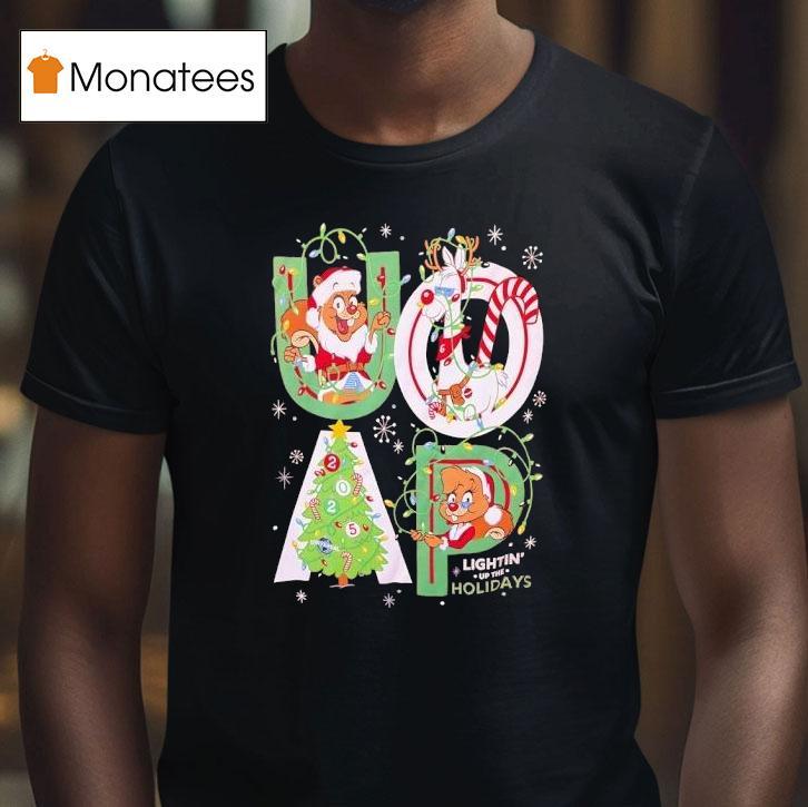 Squirrel Universal Studios Lightin Up The Holidays Christmas T Shirt Squirrel Universal Studios Lightin Up The Holidays Christmas T Shirt