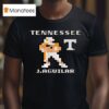 Tennessee Football Joey Aguilar Retro Baller T Shirt