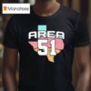Texas Area Map T Shirt
