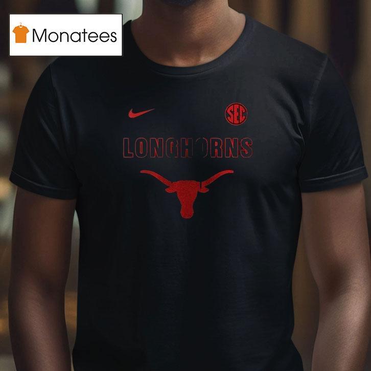 Texas Longhorns X Stranger Things Sec Championship Logo T Shirt Texas Longhorns X Stranger Things Sec Championship Logo T Shirt
