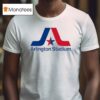 Texas Rangers Baseball Arlington Stadium Logo T Shirt