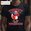 Thanksgiving Football Turkey And Touchdowns Game Day T Shirt