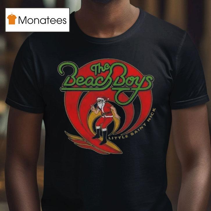 The Beach Boys Santa Surf T Shirt The Beach Boys Santa Surf T Shirt