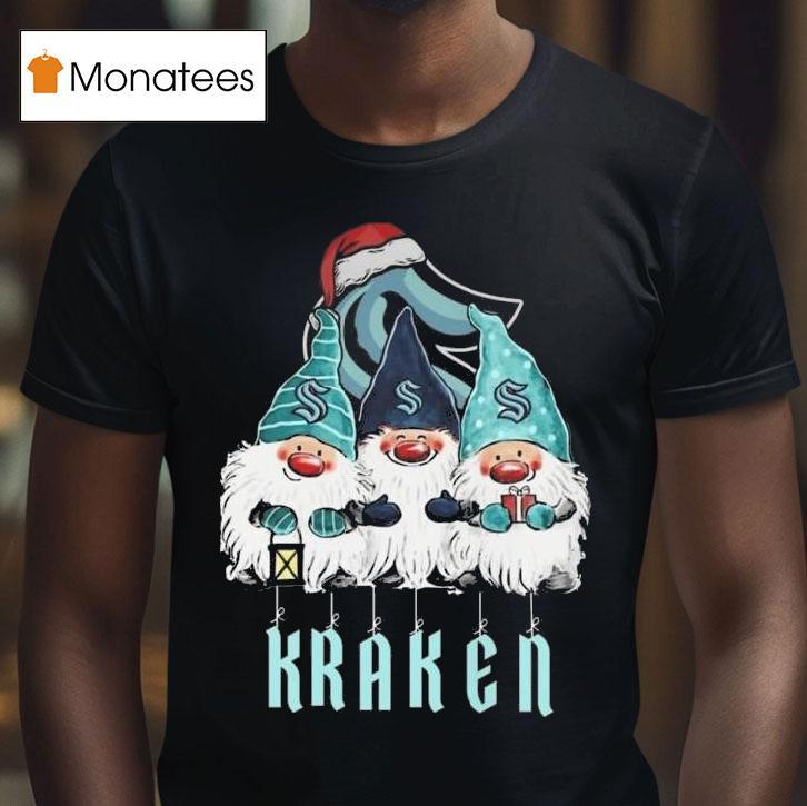 The Gnomes X Seattle Kraken Merry Christmas T Shirt The Gnomes X Seattle Kraken Merry Christmas T Shirt