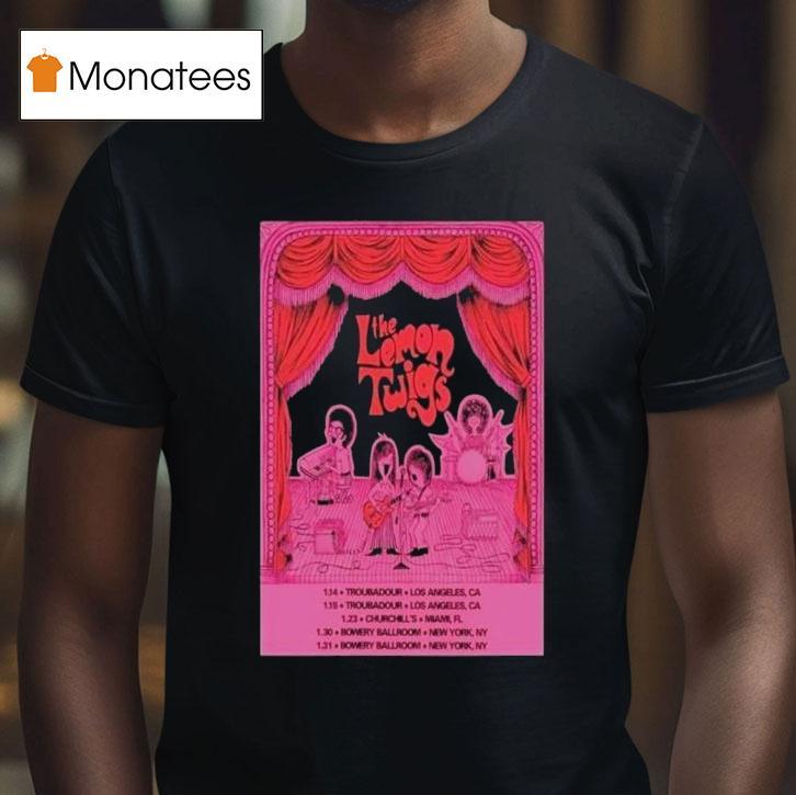 The Lemon Twigs Us Tour Dates T Shirt The Lemon Twigs Us Tour Dates T Shirt