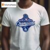 The Los Angeles Dodgers World Series Champions Logo T Shirt