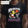 The Simpsons Bart X New Orleans Pelicans T Shirt