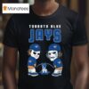 Toronto Blue Jays Peeing La Dodgers T Shirt