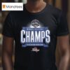 Tulsa Golden Hurricane Women S Volleyball Champions T Shirt