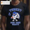 Turkey New York Giants Thanksgiving T Shirt