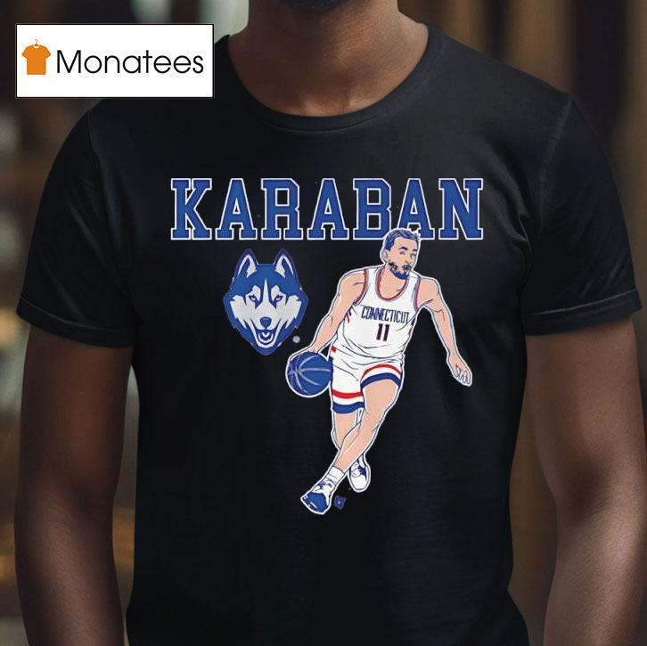 Uconn Basketball Alex Karaban Name Pose T Shirt Uconn Basketball Alex Karaban Name Pose T Shirt