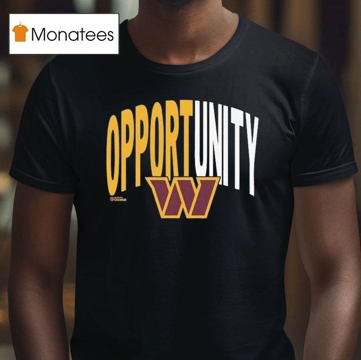 Washington Commanders Inspire Change Opportunity Tri Blend T Shirt Washington Commanders Inspire Change Opportunity Tri Blend T Shirt
