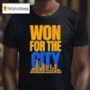 Won For The City Skyline T Shirt