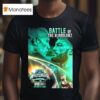 Wwe Wrestlemania Roman Reigns Vs The Rock Battle Of The Bloodline Final Chapter T Shirt