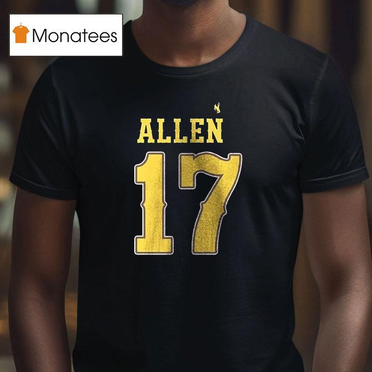 Wyoming Cowboys Josh Allen Signature T Shirt Wyoming Cowboys Josh Allen Signature T Shirt