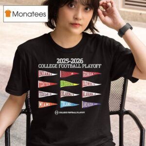 College Football Playoff Sport Teams Pennan T Shirt
