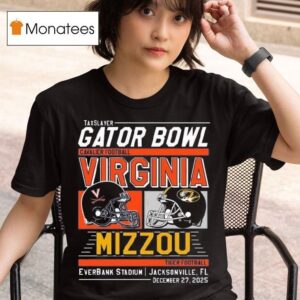 Taxslayer Gator Bowl Cavalier Virginia Vs Mizzou Tiger Helmet Everbank Stadium Jacksonville Fl Dec T Shirt