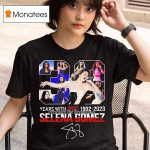 Years With Selena Gomez Thank You For The Memories Signature T Shirt
