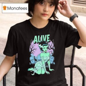 Alive Bride Of Frankenstein Halloween T Shirt