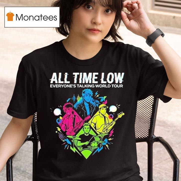 All Time Low Everyone S Talking World Tour Event At Ovo Hydro On January Glasgow United Kingdom T Shirt