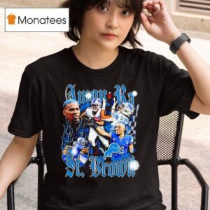 Amon Ra St Brown Detroit Lions Football Notorious Graphic T Shirt