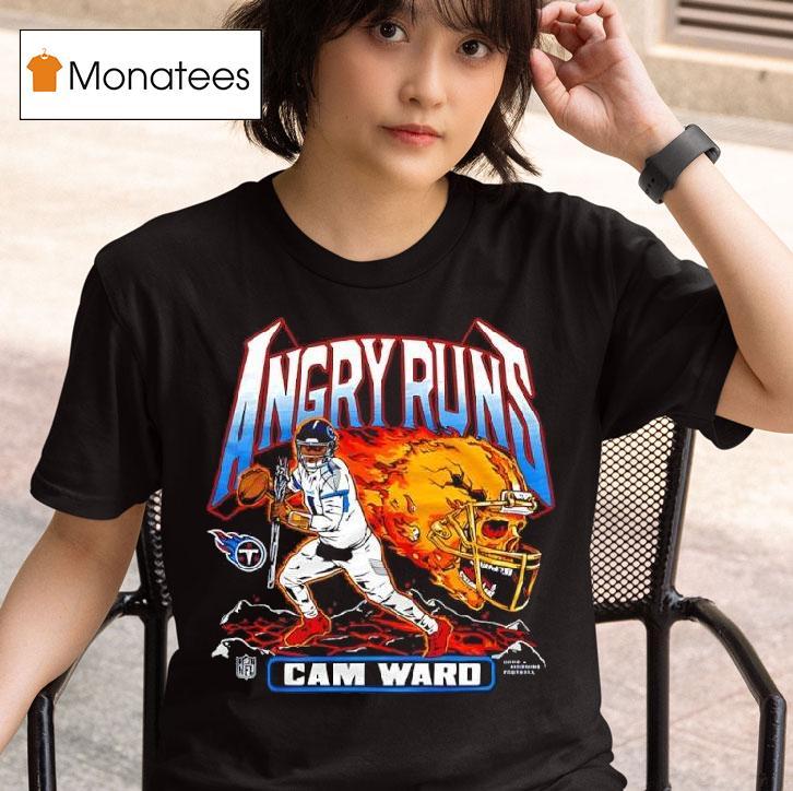 Angry Runs Tennessee Titan Cam Ward T Shirt