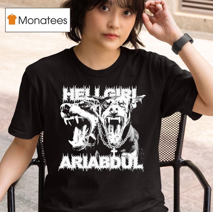 Ari Abdul Hellgirl Ari Abdul Doberman T Shirt